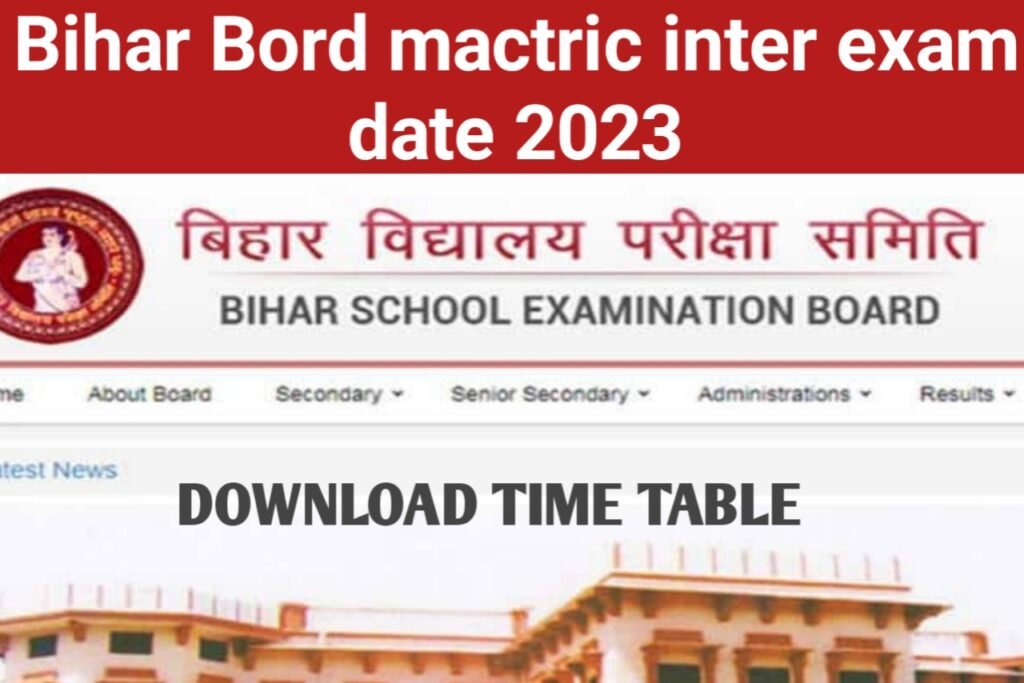 Bihar Board Exam